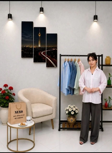 شومیز تونیک پروانه